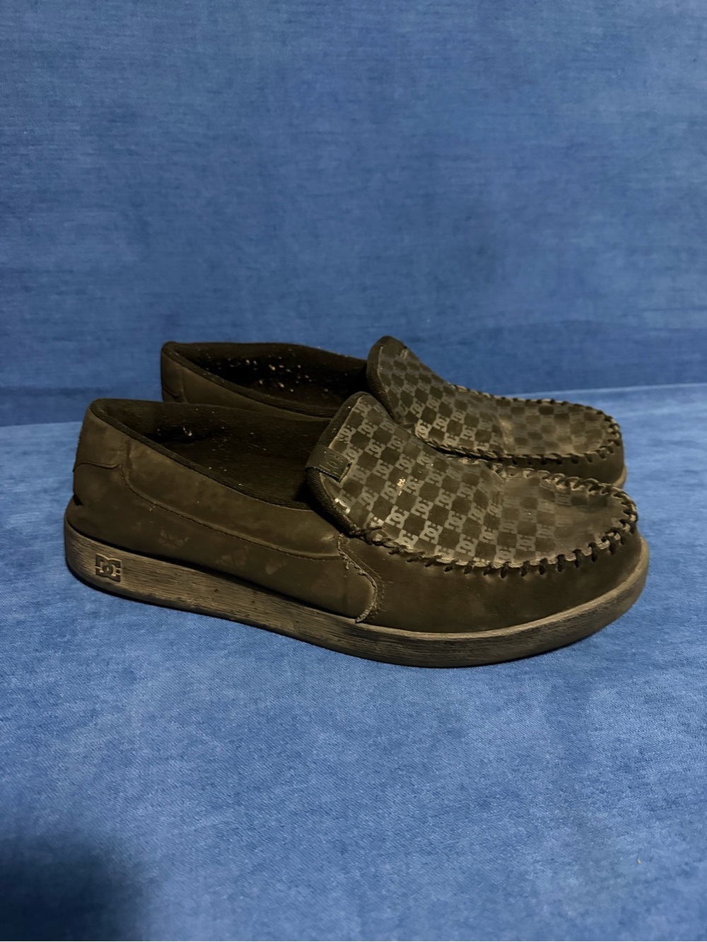DC Men’s Black Slip-On Villian shoes